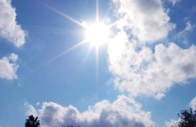 Η θερμοκρασία θα ανέλθει γύρω στους 31 βαθμούς στο εσωτερικό, στους 26- 28 στα παράλια και στους 22 βαθμούς στα ψηλότερα ορεινά.