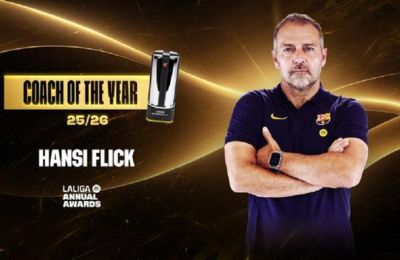 Κορυφαίος προπονητής στη LaLiga ο Φλικ της Μπαρτσελόνα