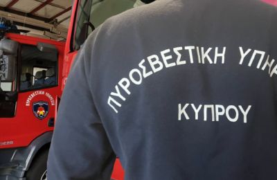 Έρευνες για αίτια πυρκαγιάς στο βαφείο οχημάτων στην Κοκκινοτριμιθιά