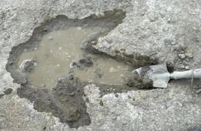 Η περιεοχή με τα αποτυπώματα δεινοσαύρων.