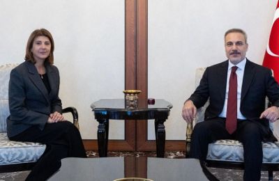 Κατά τη συνάντηση με την Ολγκίν συζητήθηκαν οι τελευταίες εξελίξεις και οι προοπτικές της διαδικασίας στο Κυπριακό.