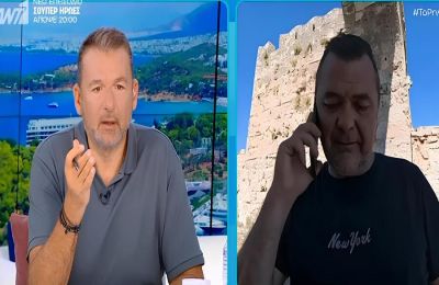 Ένα απίθανο σκηνικό εκτυλίχθηκε στον αέρα του Πρωινού