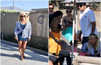 Με τον Αλέξανδρο Αθανασιάδη στο pre-wedding party Οικονομάκου & Τσερέλα