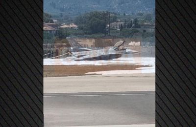 Αναγκαστική προσγείωση F-16 στη Ζάκυνθο (ΒΙΝΤΕΟ)