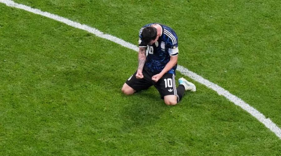 Ξέσπασε σε πανηγυρισμούς με το τελευταίο σφύριγμα o Mέσι