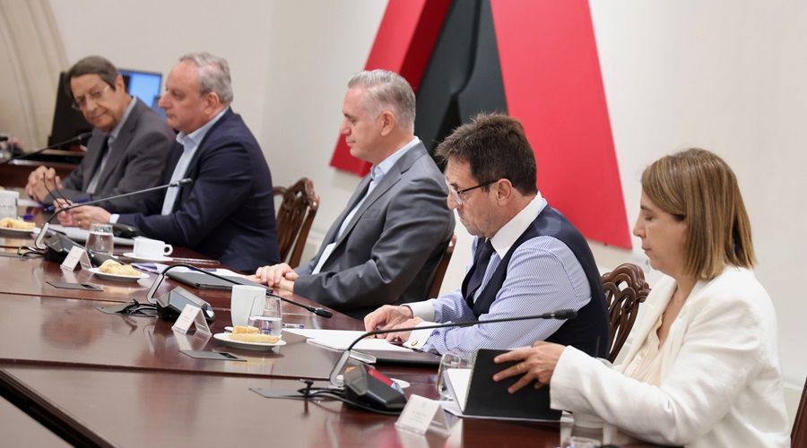 O Μάικ Σπανός εκπροσωπεί την «Άμεση Δημοκρατία» στο σημερινό Εθνικό Συμβούλιο για το Κυπριακό (Φωτογραφία: Φίλιππος Χρίστου).