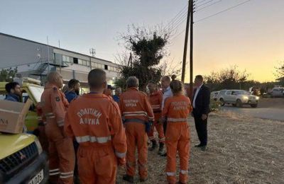 Σε αυξημένη ετοιμότητα η Πολιτική Άμυνα λόγω του κινδύνου πυρκαγιών