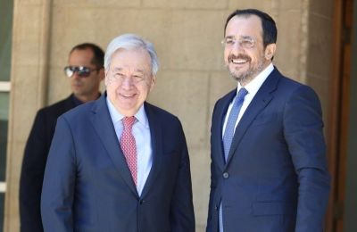 Έφτασε στο Προεδρικό ο Αντόνιο Γκουτέρες
