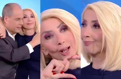 Δεν κατάφερε να συγκρατήσει τα δάκρυα της