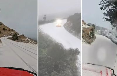 Χιονίζει ακόμα και σε παραθαλάσσιες περιοχές.