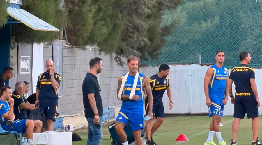 Στην προπόνηση και ο Μαντσίνι!