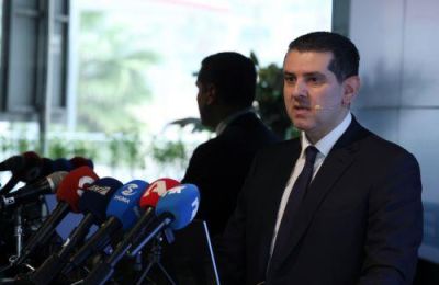 «Δεν θα κουραστούμε ποτέ να αναλαμβάνουμε πρωτοβουλίες για την επανέναρξη ουσιαστικών, απευθείας διαπραγματεύσεων», τόνισε ο Μιχάλης Δαμιανός.