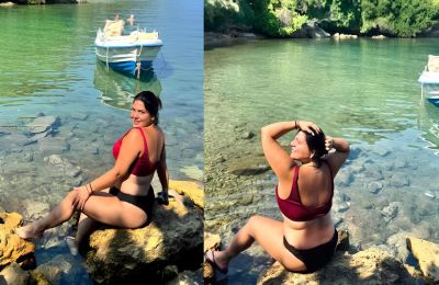  Η νέα φωτογραφία με κόκκινο μπικίνι που προκάλεσε σχόλια