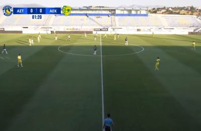 Live: Αστέρας Τρίπολης – ΑΕΚ 0-0 (vid)