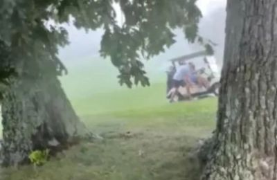 Έπαιζε γκολφ με τους φίλους του όταν συνέβη.