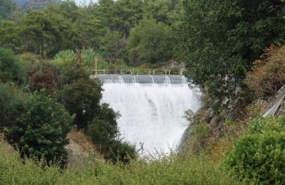 Μια πανέμορφη εικόνα από το μικρό φράγμα στην Τριμίκλινη, στις 18 Αυγούστου 2026 (Πηγή: Καιρόφιλοι Κύπρου)