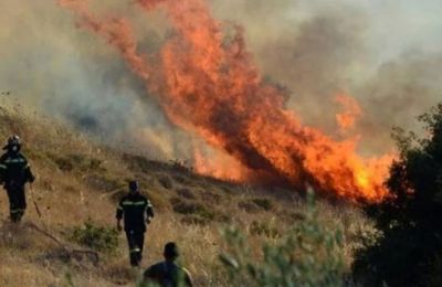 Σε επίπεδο κόκκινου συναγερμού ο κίνδυνος πρόκλησης δασικών πυρκαγιών