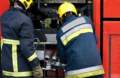 Φωτιά εντός Κρατικού Δάσους Λεμεσού από κεραυνό