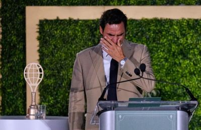 Ο Φέντερερ στο Hall of Fame του τένις