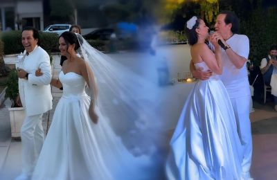 Η συγκινητική στιγμή που την παρέδωσε στον γαμπρό και ο χορός