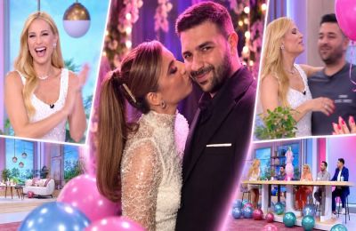 Το ξεχωριστό gender reveal που του ετοίμασαν οι συνεργάτες του στην πρεμιέρα του «Με αγάπη Χριστιάνα»
