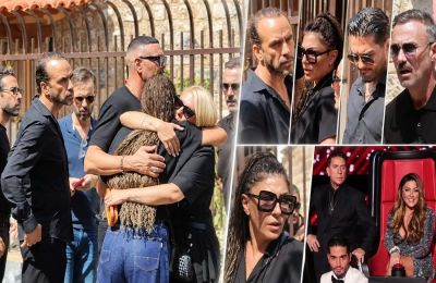 Στην Αγία Τριάδα Νίκαιας βρέθηκαν η Έλενα Παπαρίζου, ο Πάνος Μουζουράκης και ο Γιώργος Καπουτζίδης