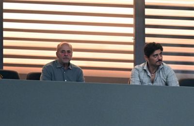 Ιστορική στιγμή: Αλαφούζος και Γιαννακόπουλος στην προεδρική σουίτα