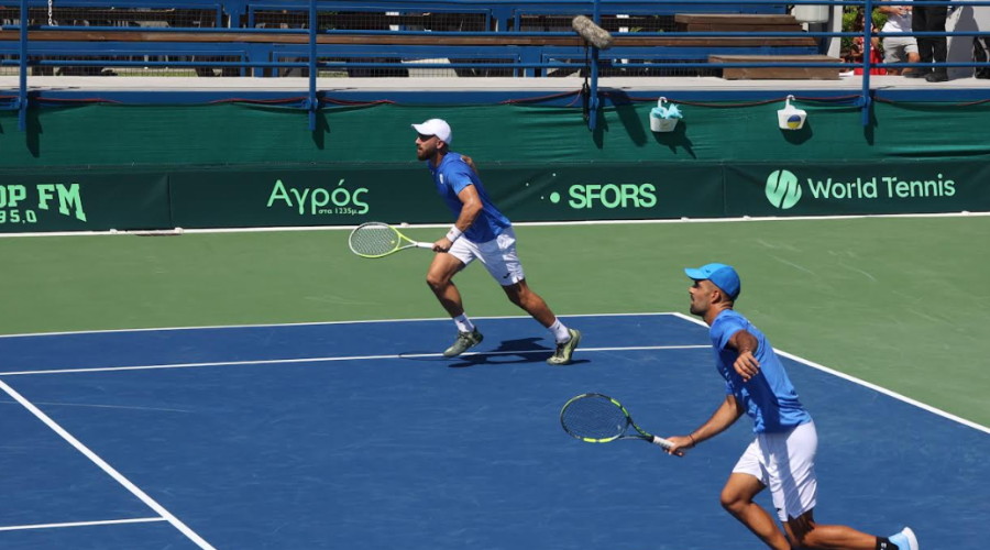 Davis Cup: Μεγάλη προσπάθεια της Κύπρου απέναντι στην ισχυρή Ουκρανία
