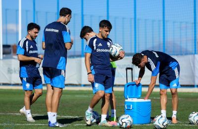 Εθνική Ανδρών: Προπόνηση και συνέντευξη τύπου στη Λετονία