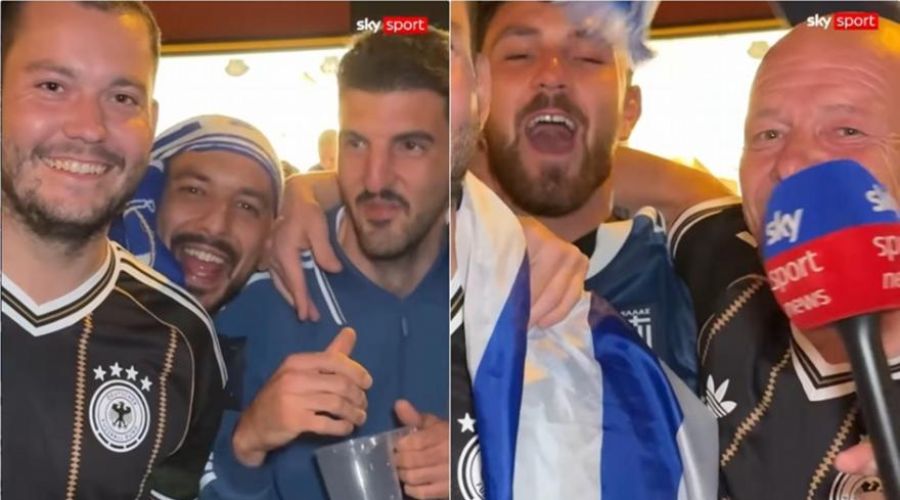 Έλληνες οπαδοί «κράσαραν» ζωντανή μετάδοση του Sky Sports (vid)