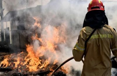 Η πυρκαγιά εντοπίστηκε από κοντινό παρατηρητήριο.