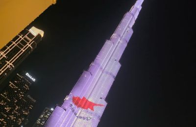Στα χρώματα της Κύπρου το Burj Khalifa στο Ντουμπάι (VID-PIC)