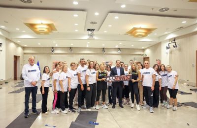 Έκαναν πρωινή γυμναστική στο Προεδρικό με την Ελένη Πετρουλάκη (ΦΩΤΟ)