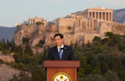 Πώς «διάβασαν» Bloomberg-Washington Post την ομιλία Ρούμπιο στην Πνύκα