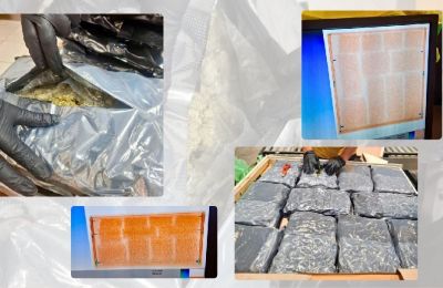 Έκρυψαν ναρκωτικά πίσω από πίνακα στο Αεροδρόμιο Λάρνακας