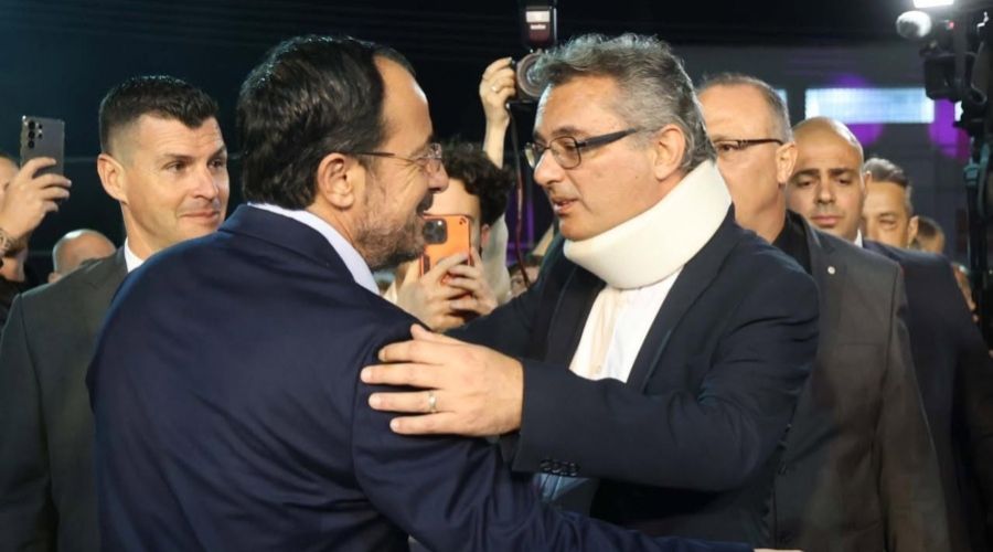 Ο Πρόεδρος Χριστοδουλίδης και ο Τουφάν Έρχιουρμαν στο φεστιβάλ ειρήνης στην Πύλα