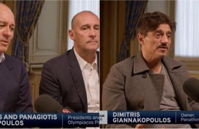 Οι δηλώσεις Αγγελόπουλων και Γιαννακόπουλου για τη συνάντηση στο Κόμο