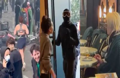 Τουρίστες έκαναν κρουαζιέρα στον Σηκουάνα με φόντο τις ταραχές,